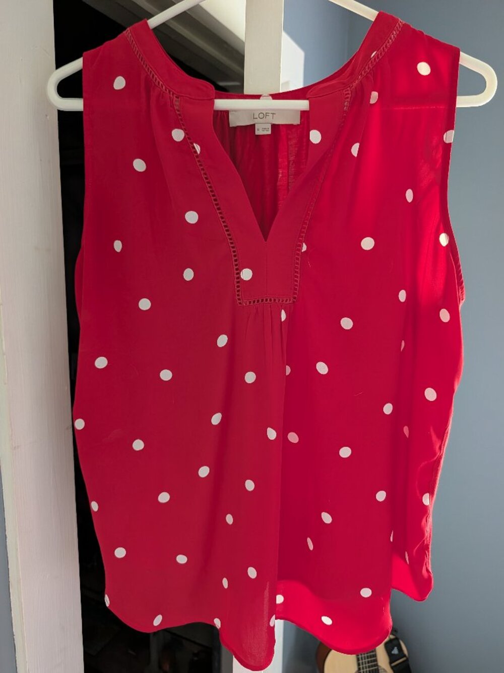 Polka dot blouse